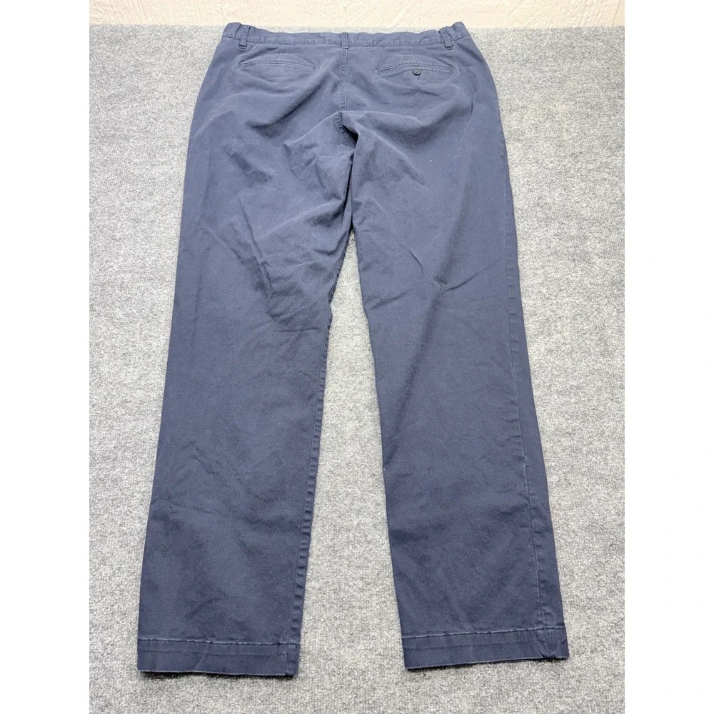 The Normal Brand Mens 40x34 Navy Blue Straight Leg Flat Front Chino Pants Top